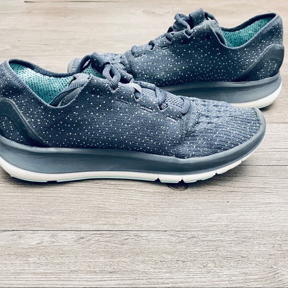 UNDER ARMOUR  Women’s Speedform Slingride 1.1 Road Running Shoe Apollo Grey/Blue - Picture 7 of 11